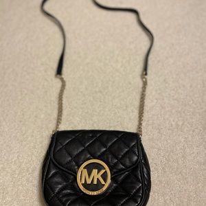 Michael Kors black mini shoulder bag
